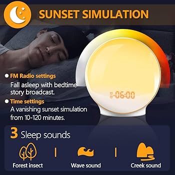 inti Wake-up light 光で起きる目覚まし時計　動作確認済 Amazon.co.jp : Wake Up Light ウェイクアップライト 朝日模擬光